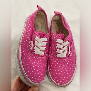 Cute little girls pink Vans